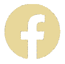 Logo Facebook en dorée